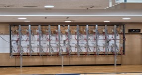 LED 사이니지 수신카드와 전원공급장치 설치